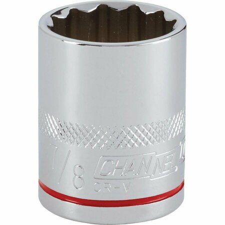 CHANNELLOCK 1/2 In. Drive 7/8 In. 12-Point Shallow Standard Socket 333158
